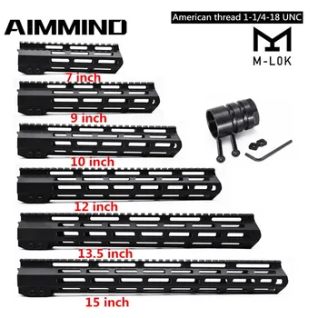 

7" 9" 10" 12" 13.5" 15" inch AR15 Free Float Keymod MLOK Handguard Picatinny Rail for Hunting Tactical M4 M16 Rifle Scope Mount