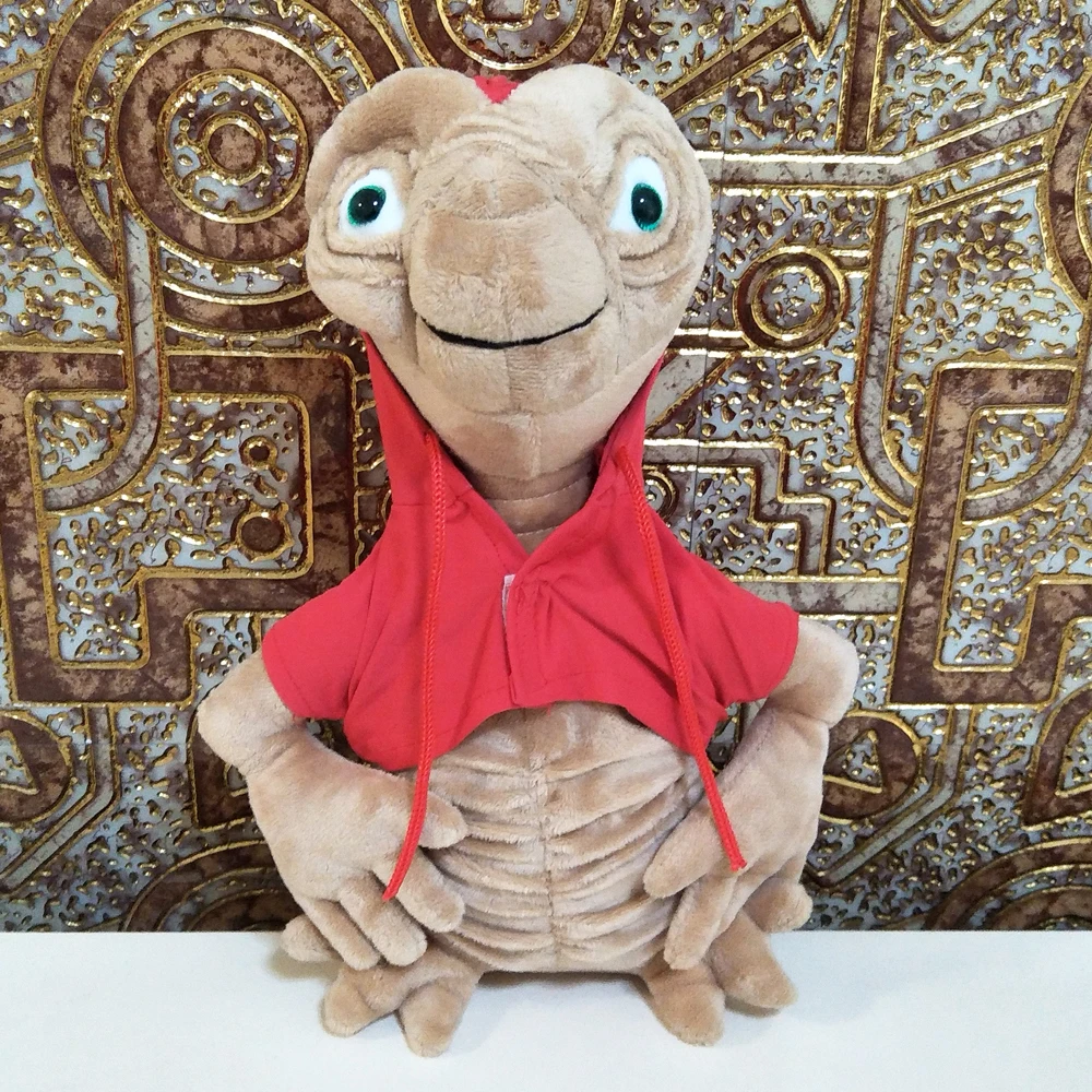 

Wearing clothes Alien ET Children plush toy cartoon cute doll gift kids baby stuffed toy
