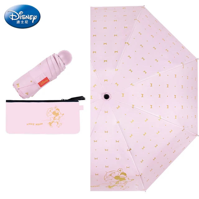 Disney Aranyos, Teljesen Automatikus Esernyő Gyerekek Mickey Rain Nőknek Összecsukható Ajándék Parasol Utazási Sky Star Print - Image 5