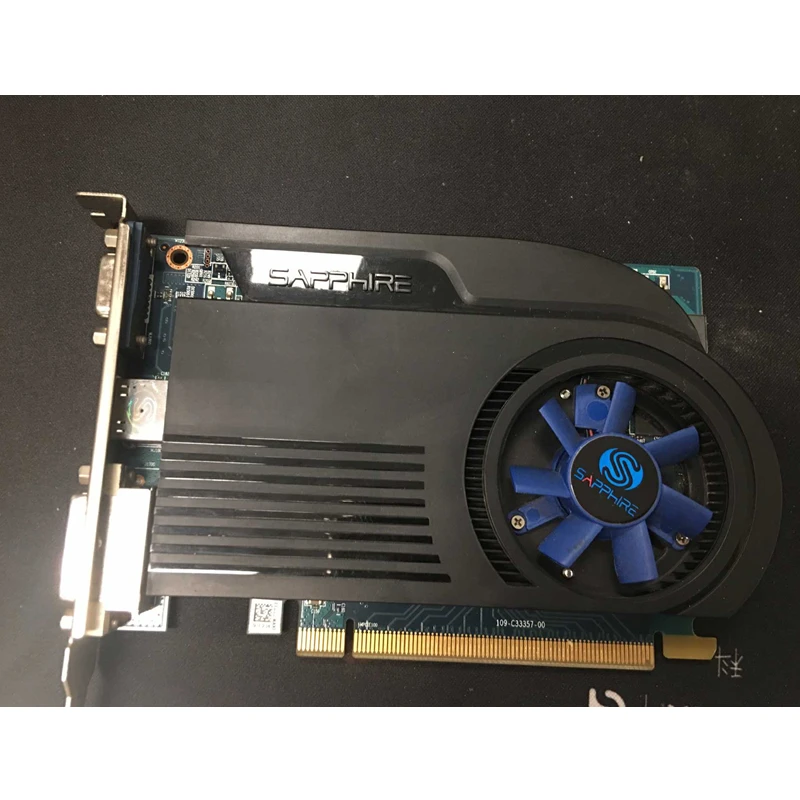 SAPPHIRE HD6570 1 ГБ DDR3 AMD видеокарта GPU Radeon HD 6570 видеокарты офисный компьютер для карты AMD карта HDMI энергосберегающая
