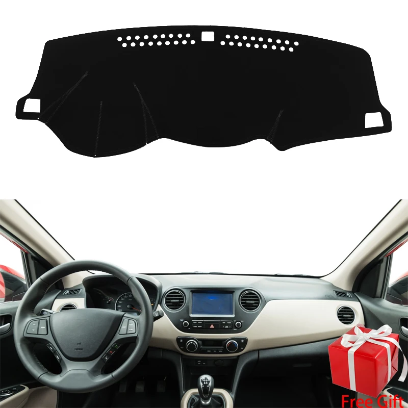 Najtaniej Dla Hyundai Grand i10 2013 2017 prawo akcesoria napędowe samochód samochód panel deski rozdzielczej pad pad dywan deski rozdzielczej wewnątrz pad