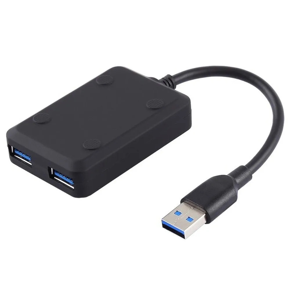 4 порта USB 3,0 концентратор адаптер кабель 15 см 5 Гбит/с супер скорость USB концентратор все в одном для ПК Компьютерные аксессуары USB 3,0 концентратор