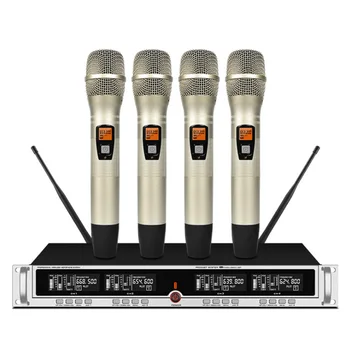 

Professional UHF Wireless Microphone Handheld Microphone Stage Karaoke Home Microphone