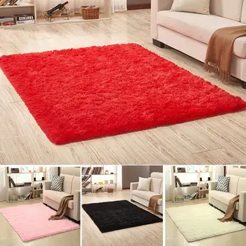 

Non-slip Soft Living Room Shaggy Rug Fluffy Floor Mat Pad Carpet Cushion