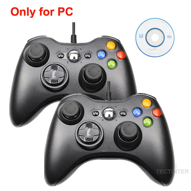 USB Wired Controller Joypad For Microsoft System PC Windows Gamepad For PC Win 7 / 8/10 Joystick for Xbox 360 Joypad 