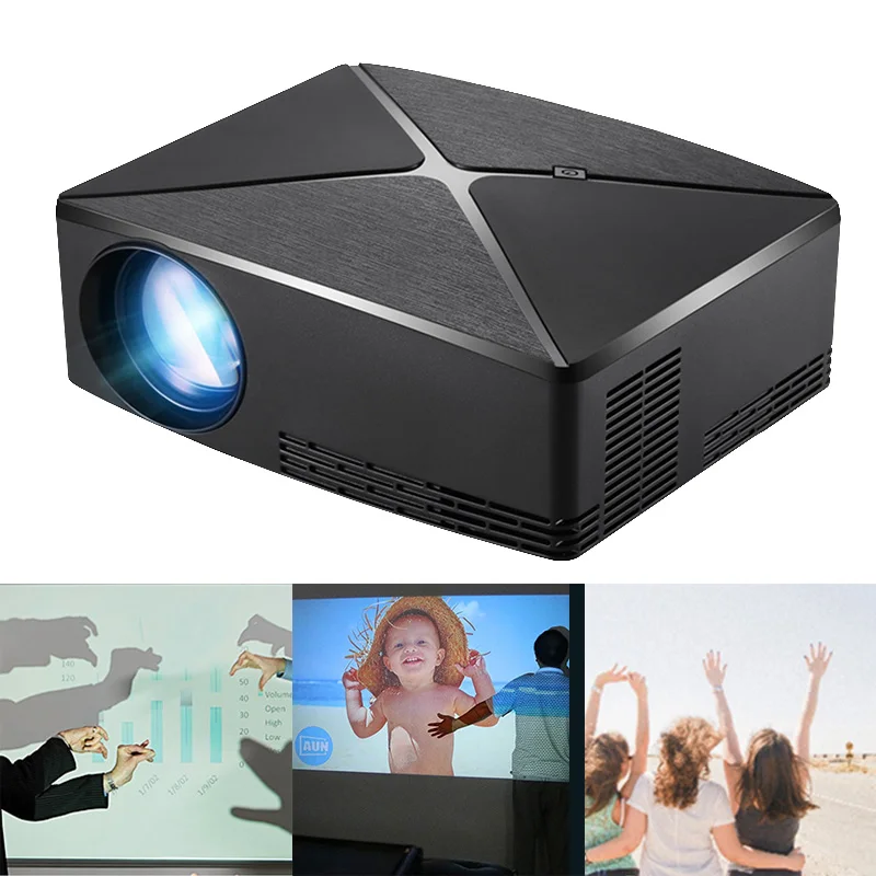 

Newly Mini Movie Projector 720P 60W 2200 Lumens Home Theater Projectors