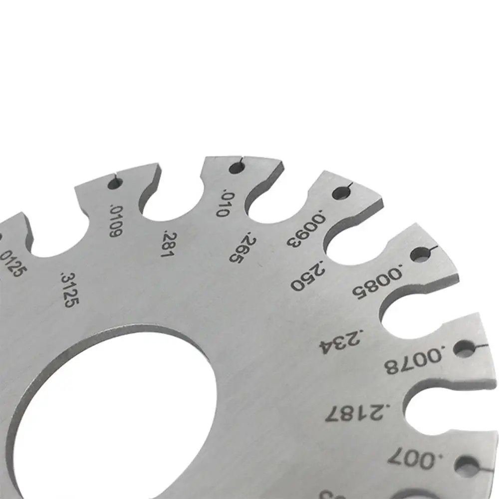 

Stainless Steel 0-36 Round Wire Thickness Measurer Tester Ruler Welding Gauge Diameter Metal Measuring Tool American Standard