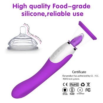 Vagina Sucking Lick Vibrator For Adult Oral Sex Suction Clitoris Nipple Stimulation Massagers Female Masturbation Erotic Sex Toy 4