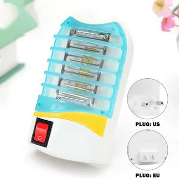 

Home Practical LED Socket Electric Mosquito Repellent Fly Bug Insect Killer Trap Night Lamp Zapper Rodent Repeller 220V EU US#1