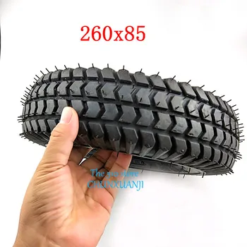 

Goo quality 260x85 Tire and Inner Tube 3.00-4(10"x3", 260*85) Knobby Scooter, ATV and Go Kart Tire and Tube Motor Tire