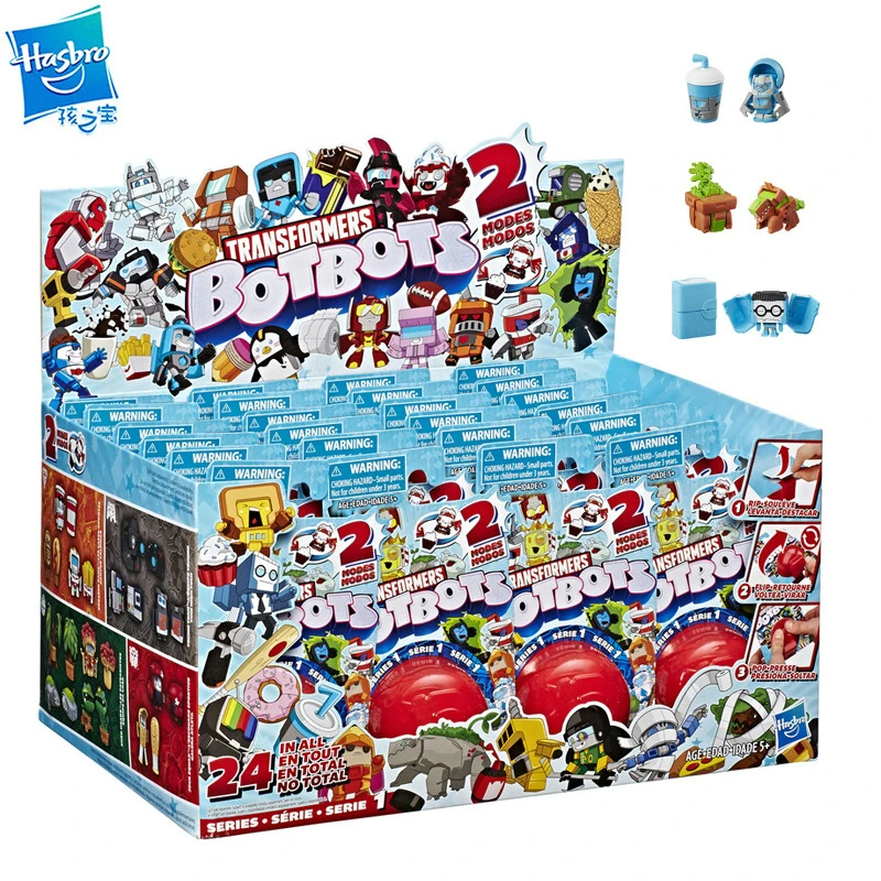 Hasbro Transformers BOTBOTS 48 Random One Action Figure Toys Anime Model Collectible Toys Figures for Children Kids Christmas afbeelding