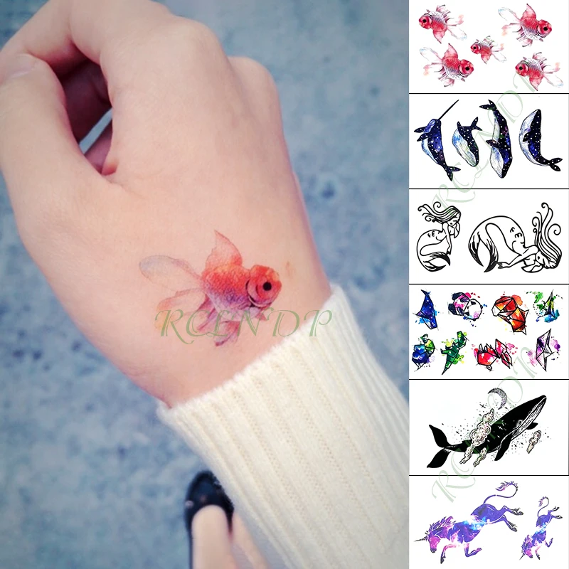 Водостойкая временная татуировка стикер сердцебиение письмо ножницы звезда поддельные тату флэш-тату маленькие татуировки для детей Девушки Мужчины Женщины