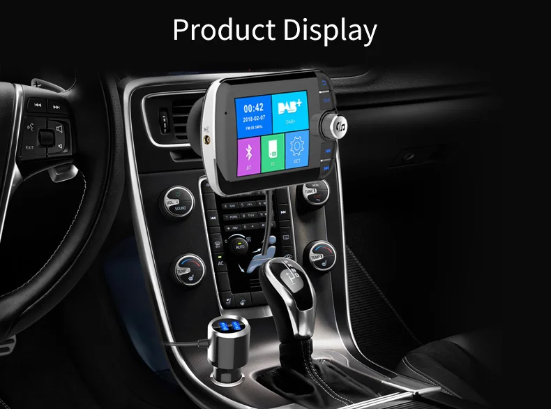 Fdoman многоязычный автомобильный Bluetooth DAB Цифровой Авто Радио MP3 плеер handsfree Универсальный