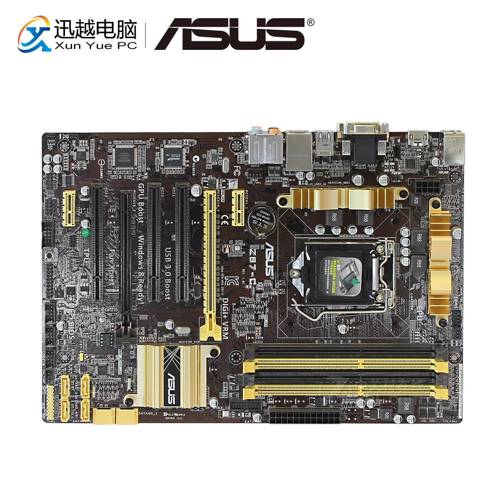 

Asus Z87-C Desktop Motherboard Z87 Socket LGA 1150 For Core i7 i5 i3 Duo DDR3 32G USB3.0 HDMI VGA ATX Original Used Mainboard