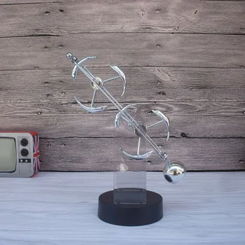 

Creative Newton's Balance Swinger Figurine Metal Modern Art Figurine Ornament Home Decoration Accessories Desktop Decor