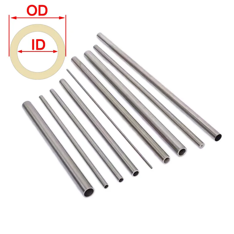 304 Stainless Steel Capillary Tube OD 2mm SCH precise stainless steel tubing ID 0.5mm 0.6mm 0.8mm 1mm 1.5mm Length customizable