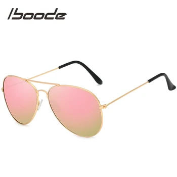 

iboode Metal Retro Sunglasses Men Women Sun Glasses Black Luxury Vintage Frame Female Shades UV400 Eyewear Brand Designer