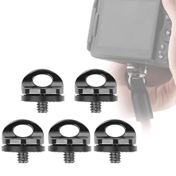 

5pcs Fast Install Replacement DSLR Camera Zinc Alloy Quick Release Mini Portable Accessories Neck Strap Screw Holder For Nikon