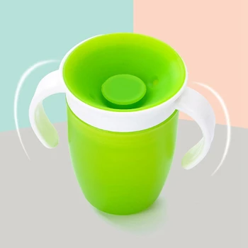 

360 Degree Miracle Drinking Training Cup Safe Spill Girl Boys Kids 240ml Miracle 360 Sippy Trainer Cup