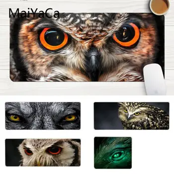 

MaiYaCa My Favorite Animal Eyes Owl mouse pad gamer play mats Laptop Gaming Lockedge Mice Mousepad Gaming Mouse Pad
