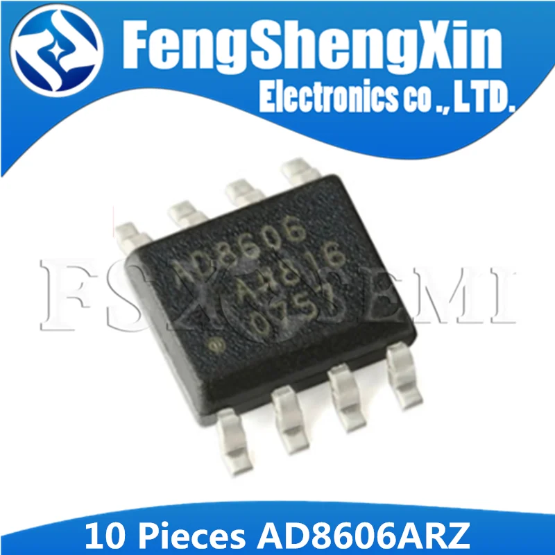 

10pcs/lot AD8606 AD8606ARZ AD8606A SOP-8 Precision,Low Noise, CMOS, Rail-to-Rail, Input/Output Operational Amplifiers