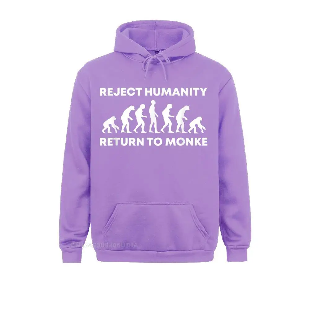 Reject Humanity Return To Monke Funny Meme Monkey Evolution T-Shirt__B11173 Normal Sweatshirts for Men Summer/Autumn Hoodies Hoods Long Sleeve 2021 Discount  Reject Humanity Return To Monke Funny Meme Monkey Evolution T-Shirt__B11173purple