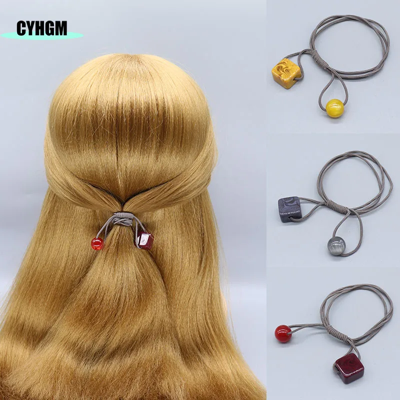 

girls hair rubber band elastic hair bands velvet scrunchie hair ties scrunchy in women's Hair accesorios para el cabello F11-4
