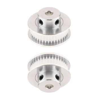 

Aluminum Alloy 3D Printer GT2 Synchronous Wheel Timing Belt Pulley 5mm Bore 40 Teeth with 2mm Pitch 2PCS