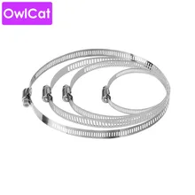 5 шт. диаметров 10 см 20 см 30 см 40 см регулируемая труба из нержавеющей стали кронштейн для крепления червячного шланга хомут для использования в CCTV