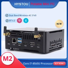 Mini pc desktop computador core i5 i7 processador ddr4 banda dupla wifi com bluetooth tipo c porta usb