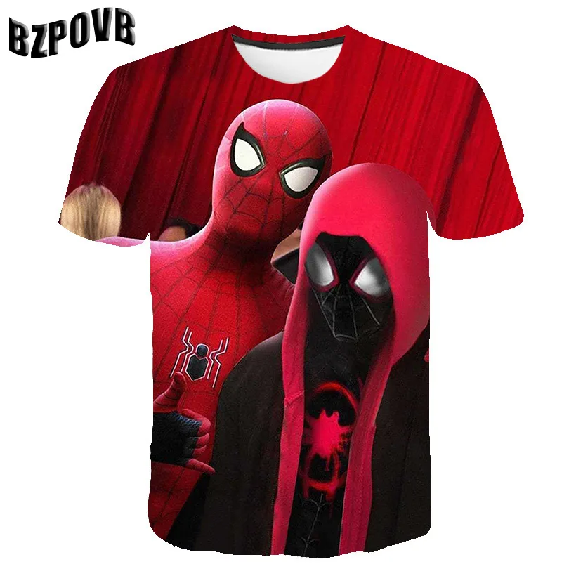 BZPOVB2019 новый дизайн футболка для мужчин/женщин marvel Мстители конец 3d печать