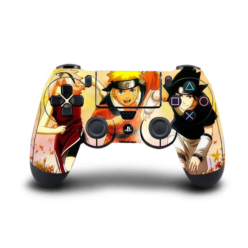 Аниме стикеры Naruto PS4 контроллер виниловое покрытие Наклейка Обложка для sony playstation