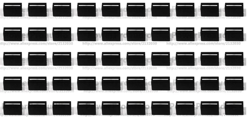

50 шт., новый канальный кроссфейдер, крышка фейдера для RANE 56 57 61 62 64 68 (черный)