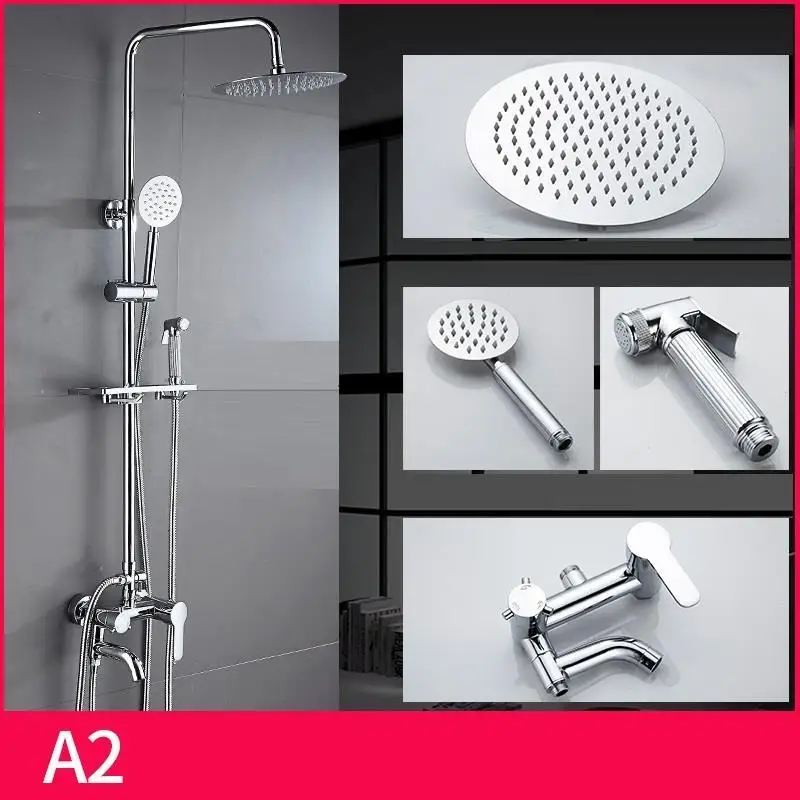 Набор для душа Regendouche Regadera Electronica Preto Black Colonne Salle De Bain Do Banheiro Doccia Chuveiro Eletrico Douche - Цвет: Version F