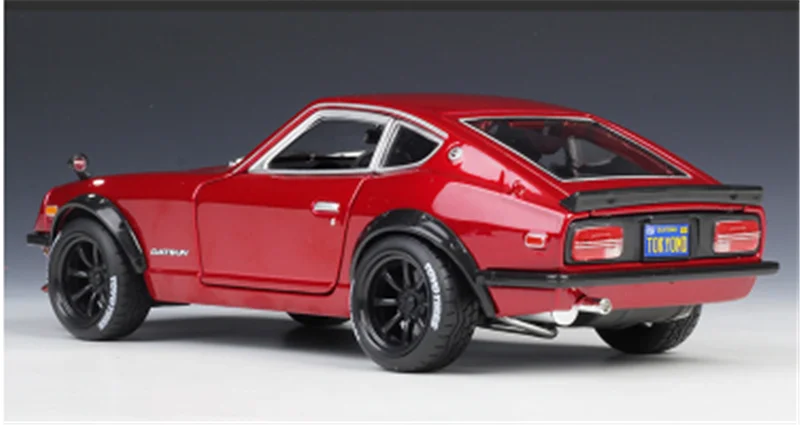 Коллекция 1:18 Масштаб 29 см 1971 240Z супер спортивная модель автомобиля литой под давлением Сплав Классический дисплей спортивного автомобиля для детей и взрослых