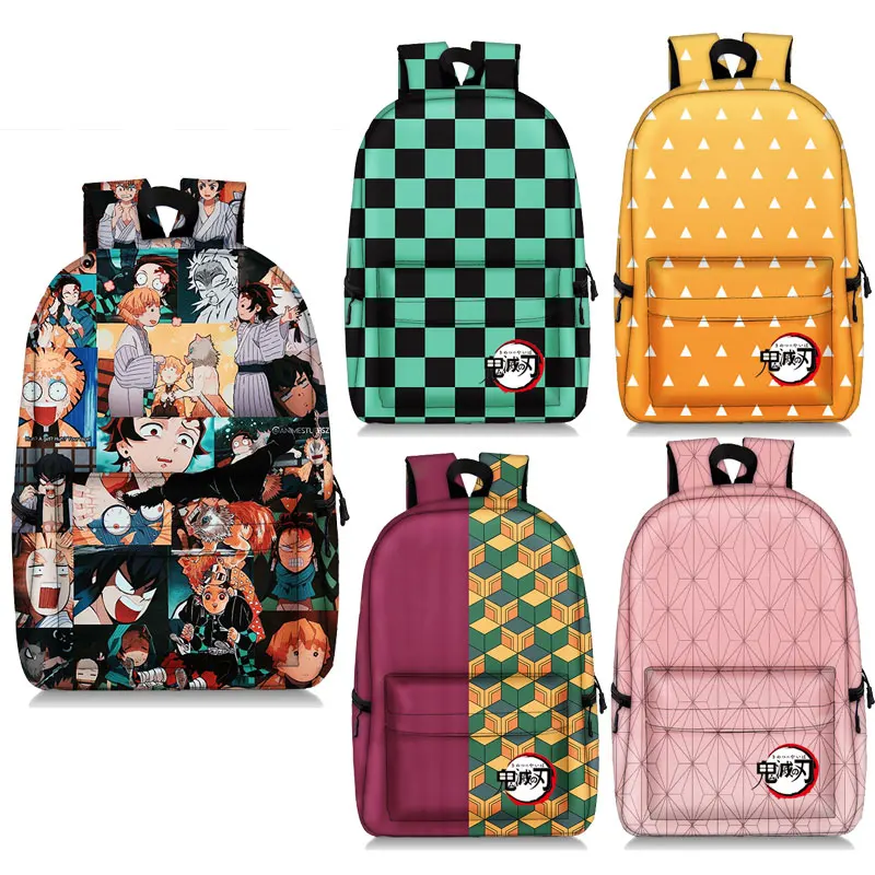 Hot Anime Demon Slayer Backpack Waterproof Student School Bags Boys Girls  Bookbag Cosplay Travel Bag Knapsack Fashion - Backpacks - AliExpress