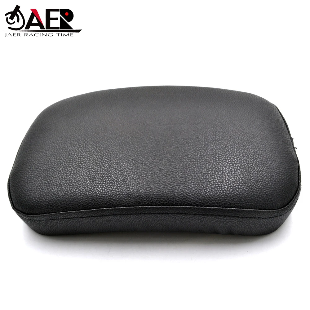 

JAER Motorcycle Accessories Rear Rectangular Pillion Passenger Pad Seat 8 Suction CUP For Harley Cruiser Chopper Custom