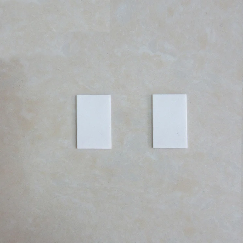 

50pcs Lumina Ceramic Sheet 11*17/12*18/12*19.3/12.5*75 Non-porous High Temperature Resistant Insulating Heat Sink