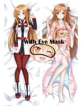 

Otaku Sword Art Online Yuuki Asuna Sexy Girl Pillow Case Anime Dakimakura Waifu Body Decoration Pillow Cover Cushion Eye Mask