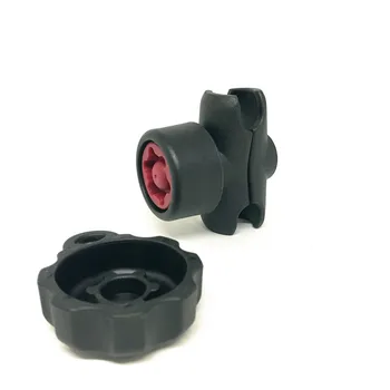 

1 inch Mount Double Socket Arm Pin Lock Security Knob and Key Knob for Ball Mount Bases for Gopro Camera Cellphone Holder