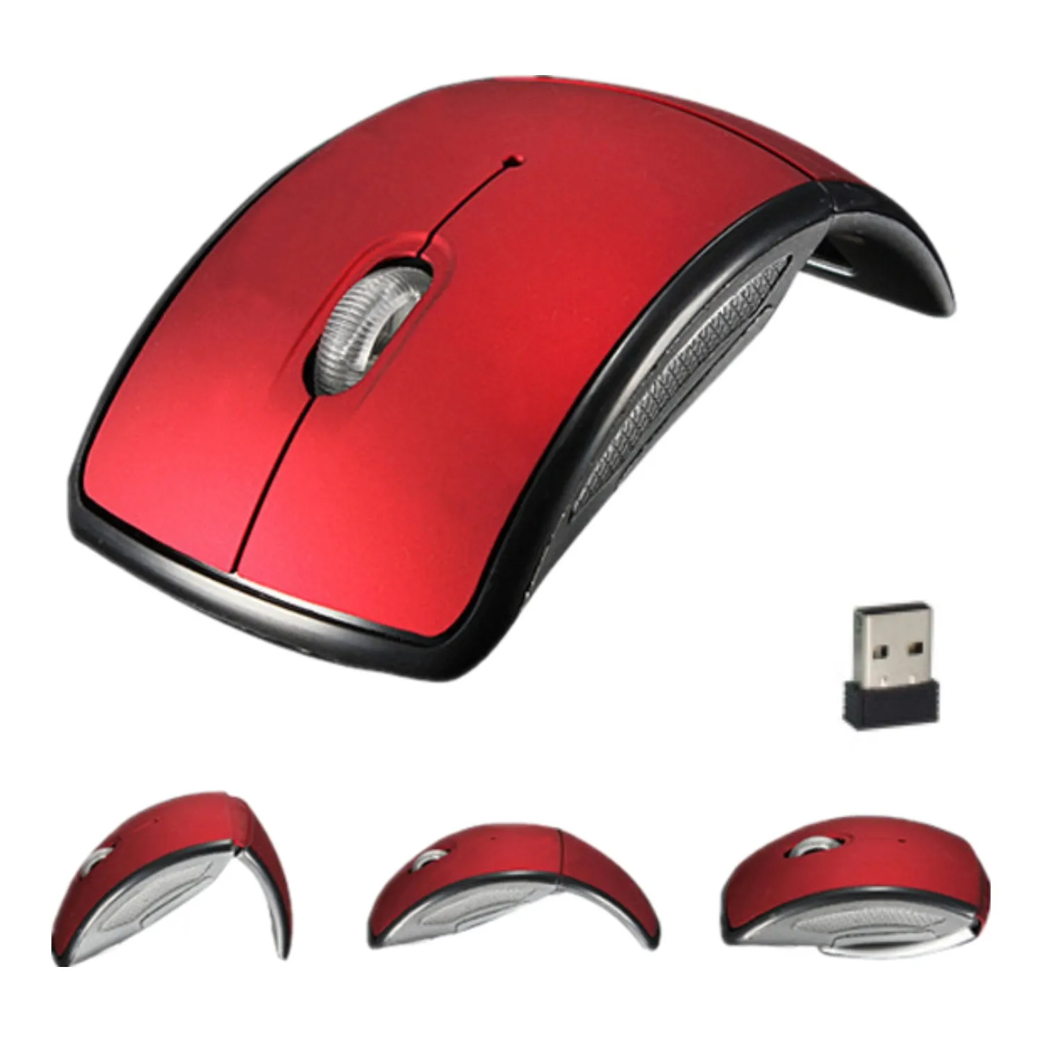 Mini Wireless Mouse Computer Ergonomic Gaming Mause Desktop Thin Portable Folding Vertical USB Mice For MacBook Air PC Laptop | Компьютеры