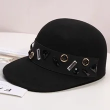 01912-lyx-бейсбольная Кепка с геометрическим элементом, тканевая шерстяная козырьковая Кепка для мужчин и женщин, шляпа для отдыха