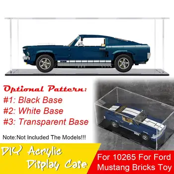 

DIY Acrylic Display Case 3 Color Base for 10265 for Ford for Mustang Car Blocks Bricks Toy ( Model Not Included )