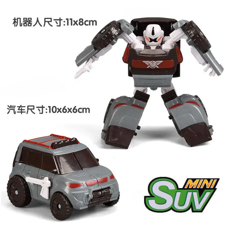 8 видов стилей игрушки для подростков трансформер робот Tobot игрушки Z Корея мультфильм деформация братьев аниме Tobot деформация автомобиль игрушки для детей - Цвет: b