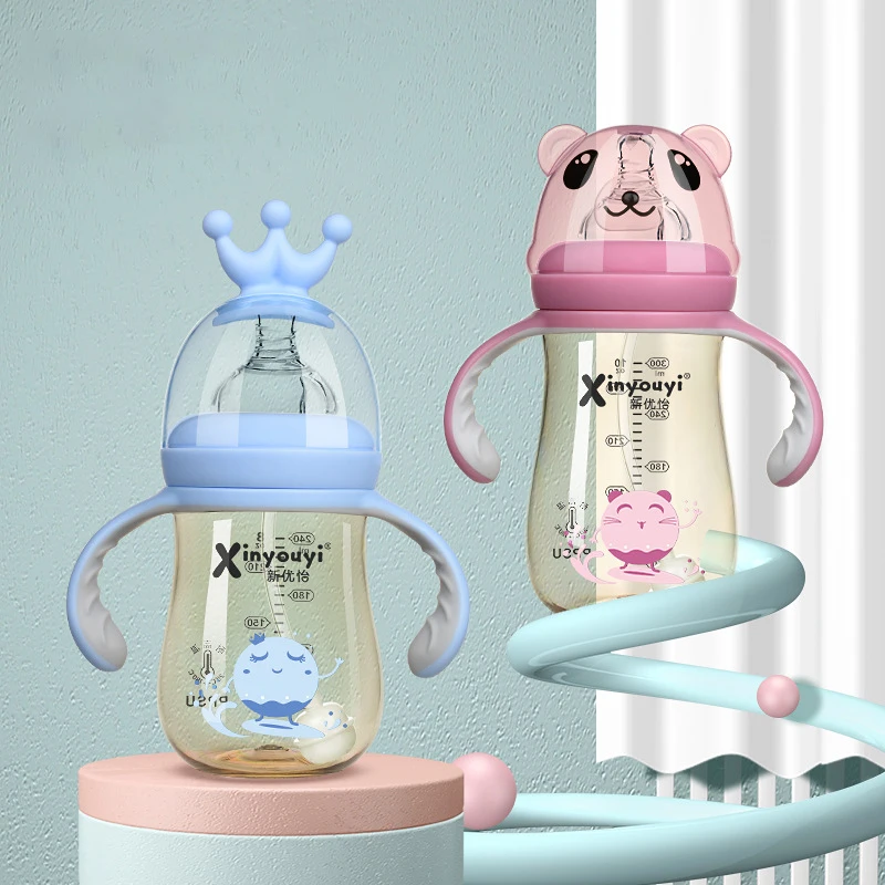 ppsu-baby-bottles-drinking-cup-feeding-bottle-wide-caliber-multifunctional-drinking-milk-drinking-water-dual-use-bottle-bpa-free