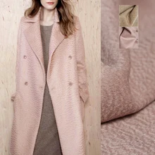 149 см ширина 560 г/м вес верблюжья шерсть волнистая ткань для осени и зимы пальто Верхняя одежда E1139