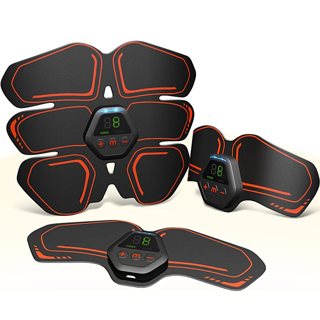 Smart Abdominal Stimulator Abs Arm Trainer Workout Office Exercise Training Belt Abdominal Muscle Stimulator Hip Trainer Toner