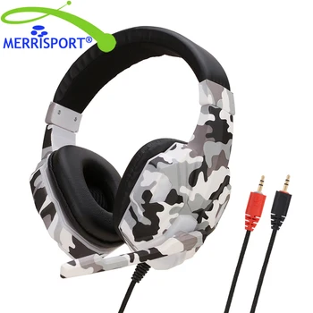 

MERRISPORT Professional Stereo Gaming Headset for PS4, Xbox One Headphone with Mic for Playstation 4, Xbox One, PC, Mobile Phone