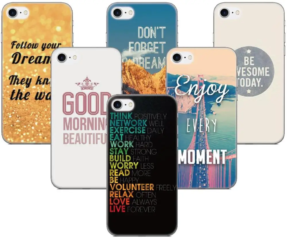 Rubber Soft TPU Life Quote Text Phone Case For Oukitel C17 C16 C15 C13 C12 C11 Pro C8 K9 U25 U22 Fundas Silicone Back Cover | Мобильные