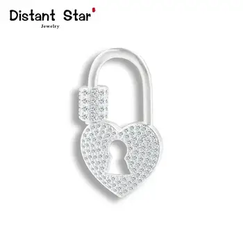 

2020 DIY Jewelry Making Supplies Luxury Zircon Rhinestone Spiral Clasps Lock Pendants Accessories For Making Jewelry